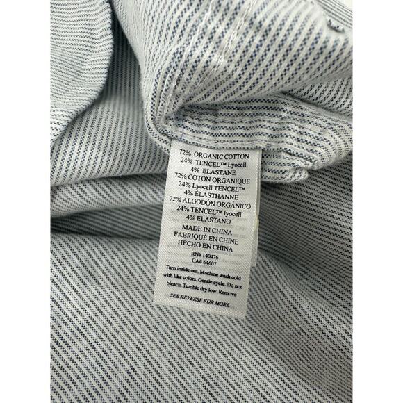 Faherty Stretch Oxford Crop Shirt - Picture 7 of 7